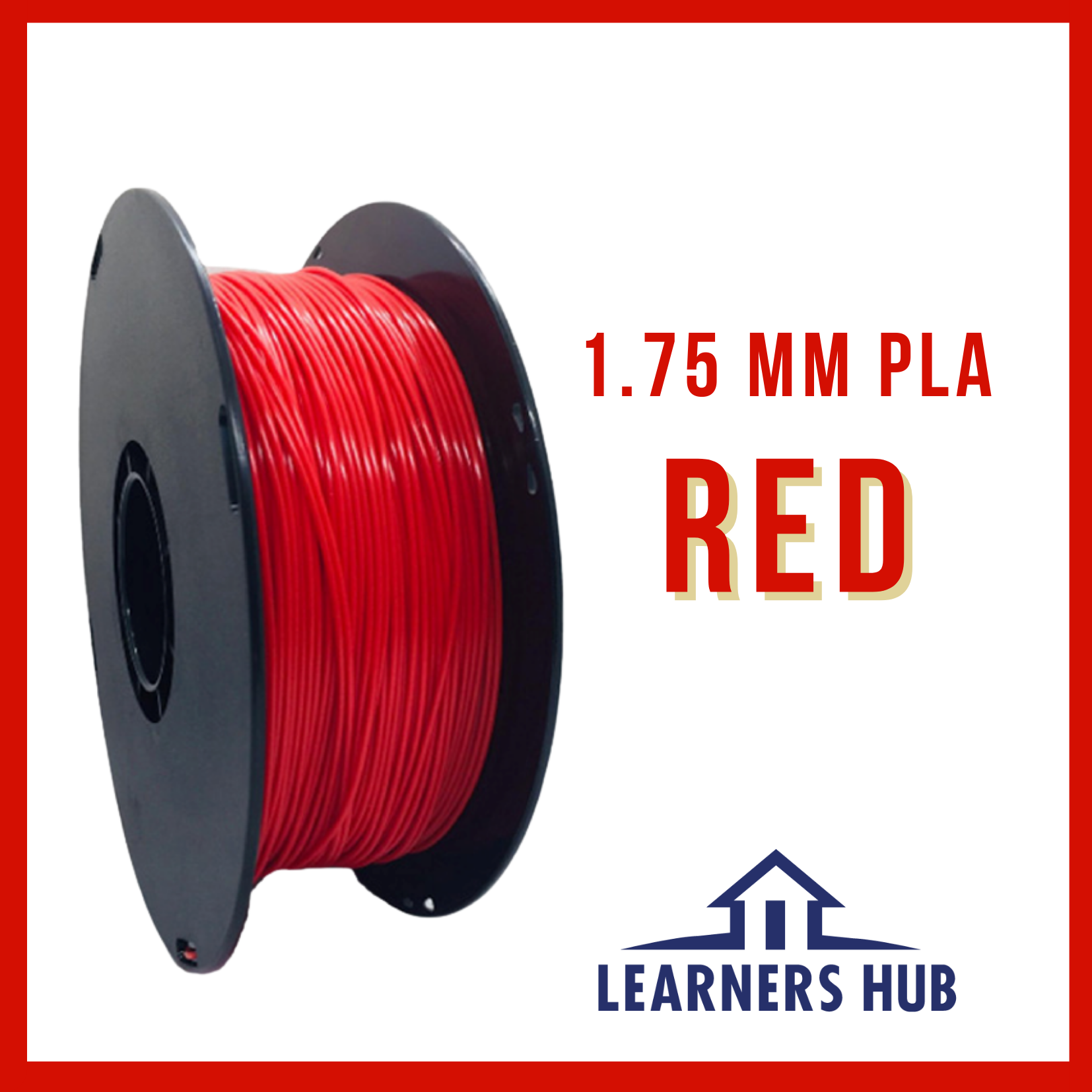 1kg 1.75mm Red PLA Filament