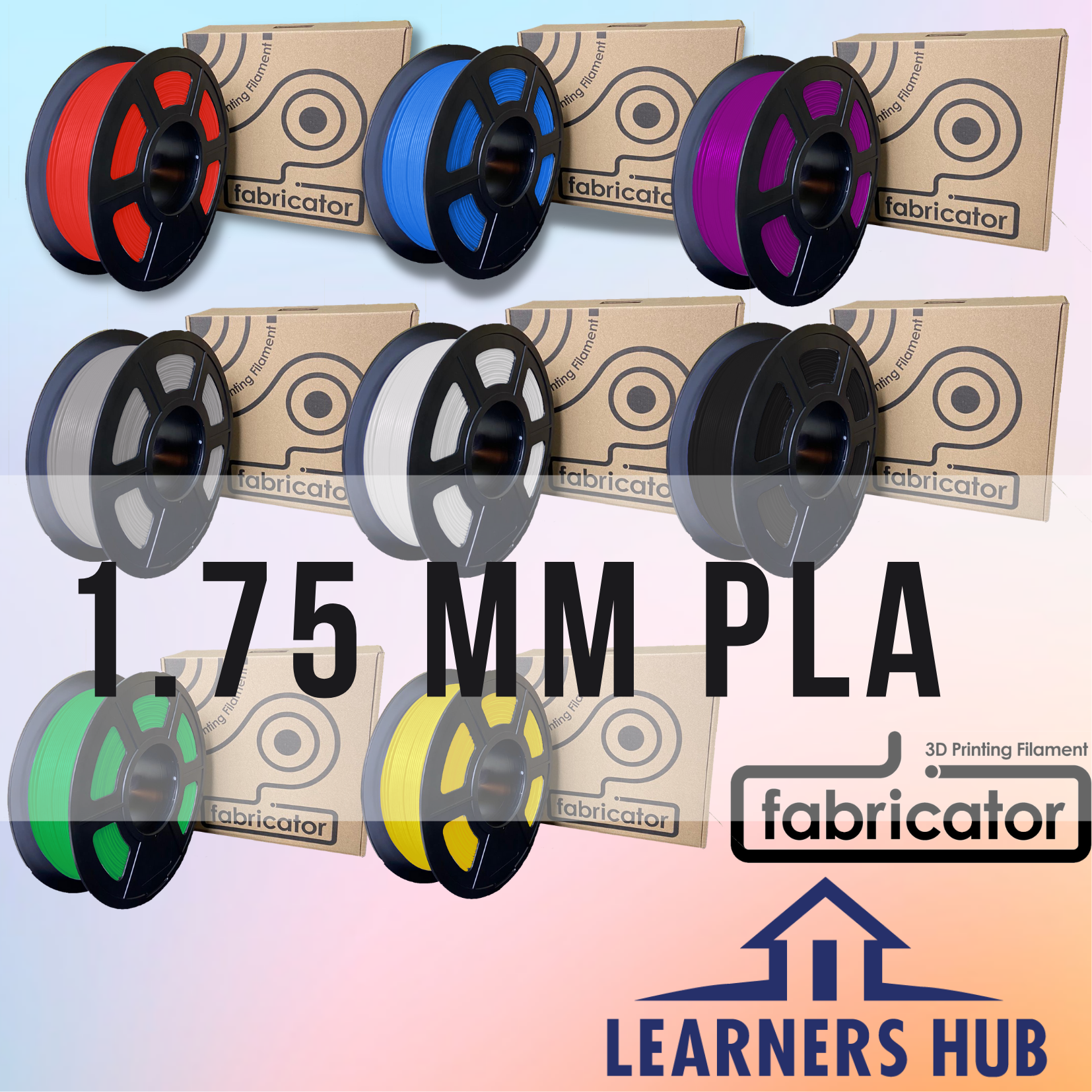 1KG 1.75mm Black PLA Filament